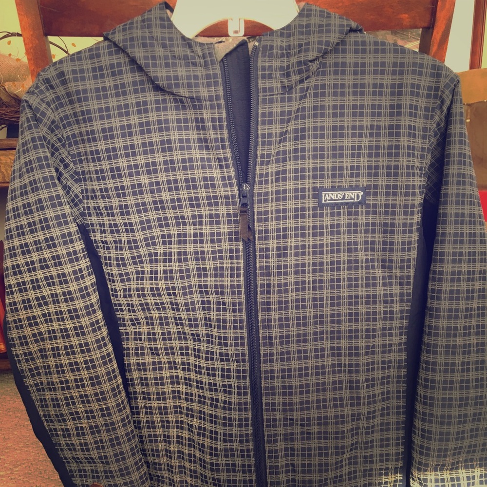 Land's End Boy's Winter Coat with Reflective layer